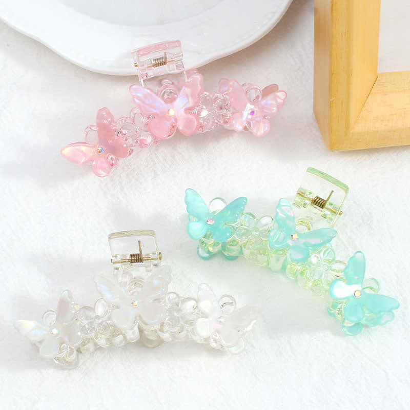 Simple Butterfly Acetate Hair Claw MK2PPM6W6HCP580