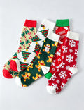 Classic Christmas Printed Crew Socks 6W8FSO910