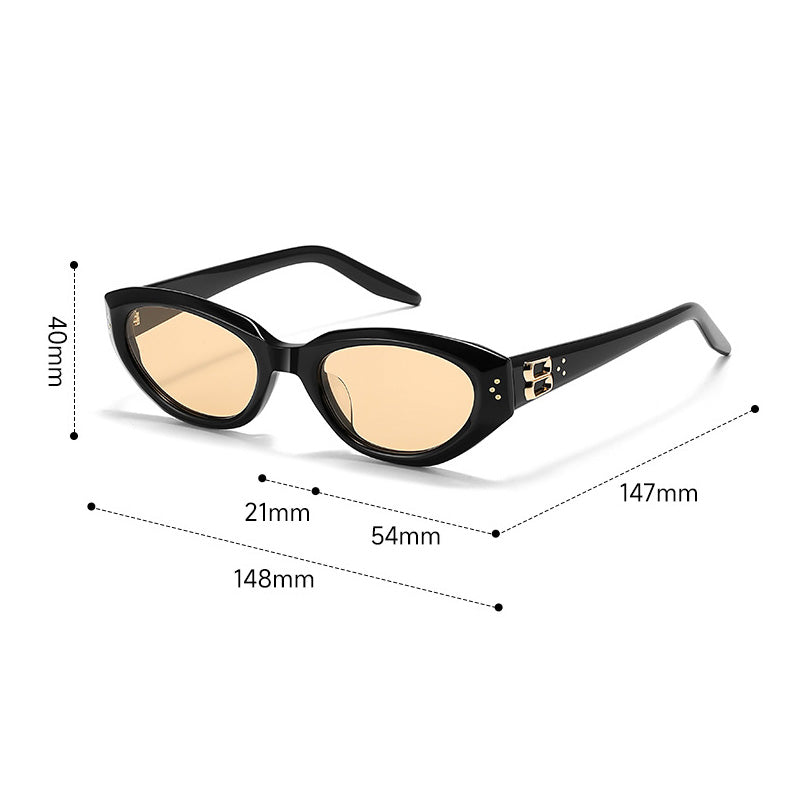 Cat‑Eye Acetate UV Protection Sunglasses MK2PPIM6W6GSG208