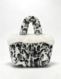 Retro Leopard Pattern Plush Handbag 6W10BBG1946