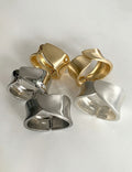Stylish Gold Plated Open Cuff Bafngle Bracelet 6W6JBR577