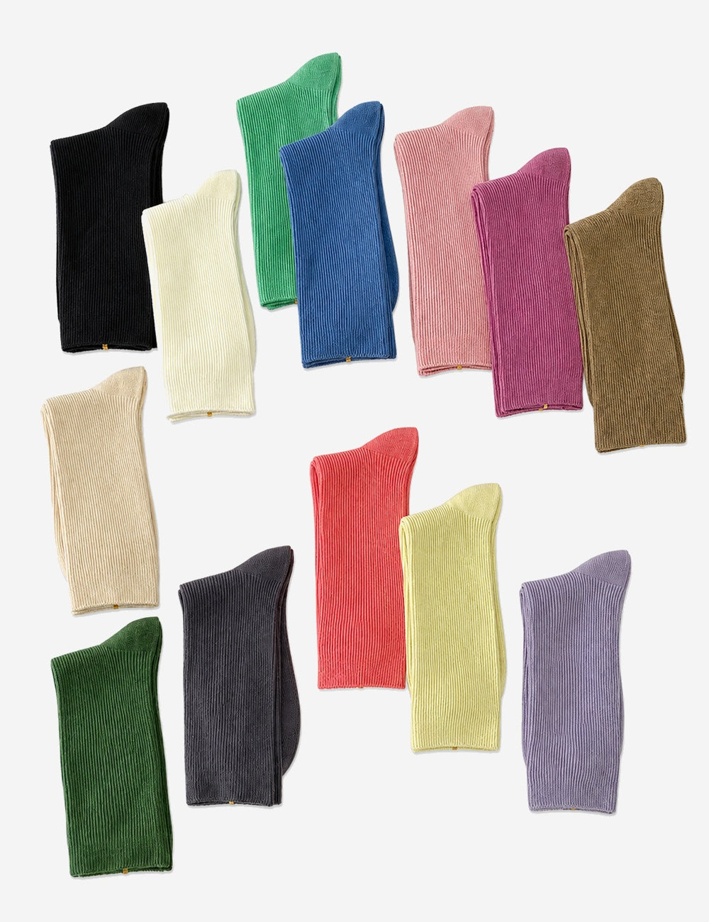 Minimalist Solid Color Scrunch Crew Socks 6W8FSO668