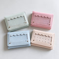 Scalloped Window Trifold Wallet - DippedShop Wholesale - #2243