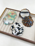 Creative Shell Shape Acetate Portable Makeup Mirror MK2PPFN6CT5MR46