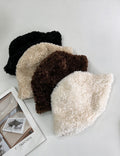 Faux Lamb Wool Bucket Hat - DippedShop Wholesale - #2531