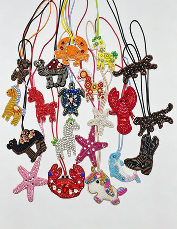 Stylish Rhinestones Beads Crab Pendant Keychain 6W10BBC794