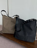 Large Canvas Shoulder Bags - DippedShop Wholesale - #1459