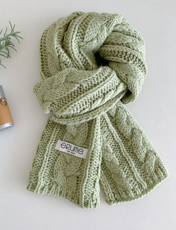 Chunky Cable Knit Scarf - DippedShop Wholesale - #0803