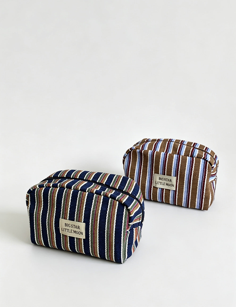Striped Toiletry Pouch - DippedShop Wholesale - #6227