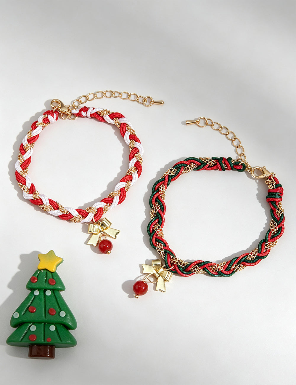 Handmade Bowknot Christmas Bracelet - DippedShop Wholesale - #9283