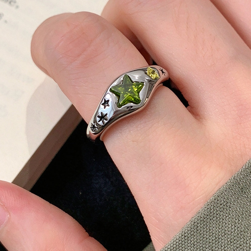 Cubic Zirconia Statement Ring - DippedShop Wholesale - #8755