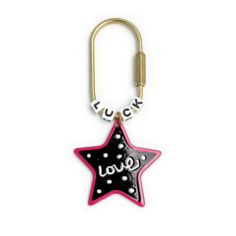 Star Pendant Keychain - DippedShop Wholesale - #0451