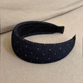 Denim Padded Wide Headband - DippedShop Wholesale - #5491