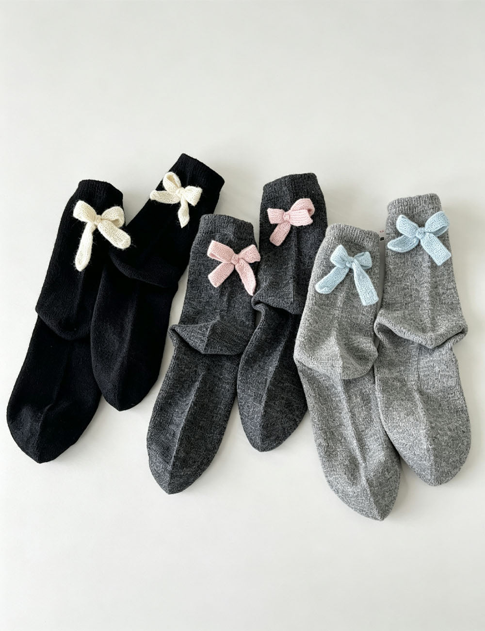 Bow Knot Slouch Socks - DippedShop Wholesale - #5091