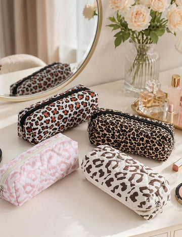 Classic Leopard Print Portable Pencil Case 6S10BOB1034