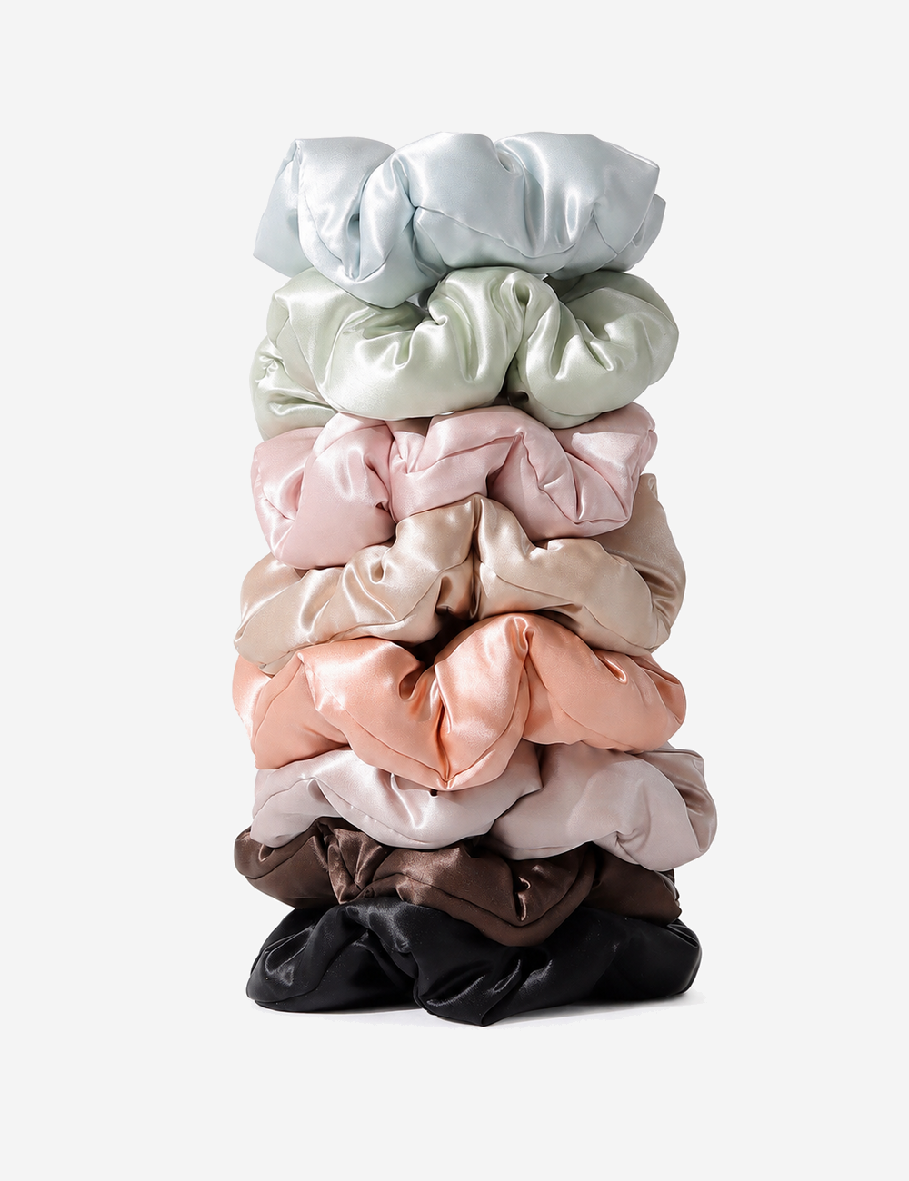 Minimalist Solid Color Puff Hair Scrunchies 6W6HSR331