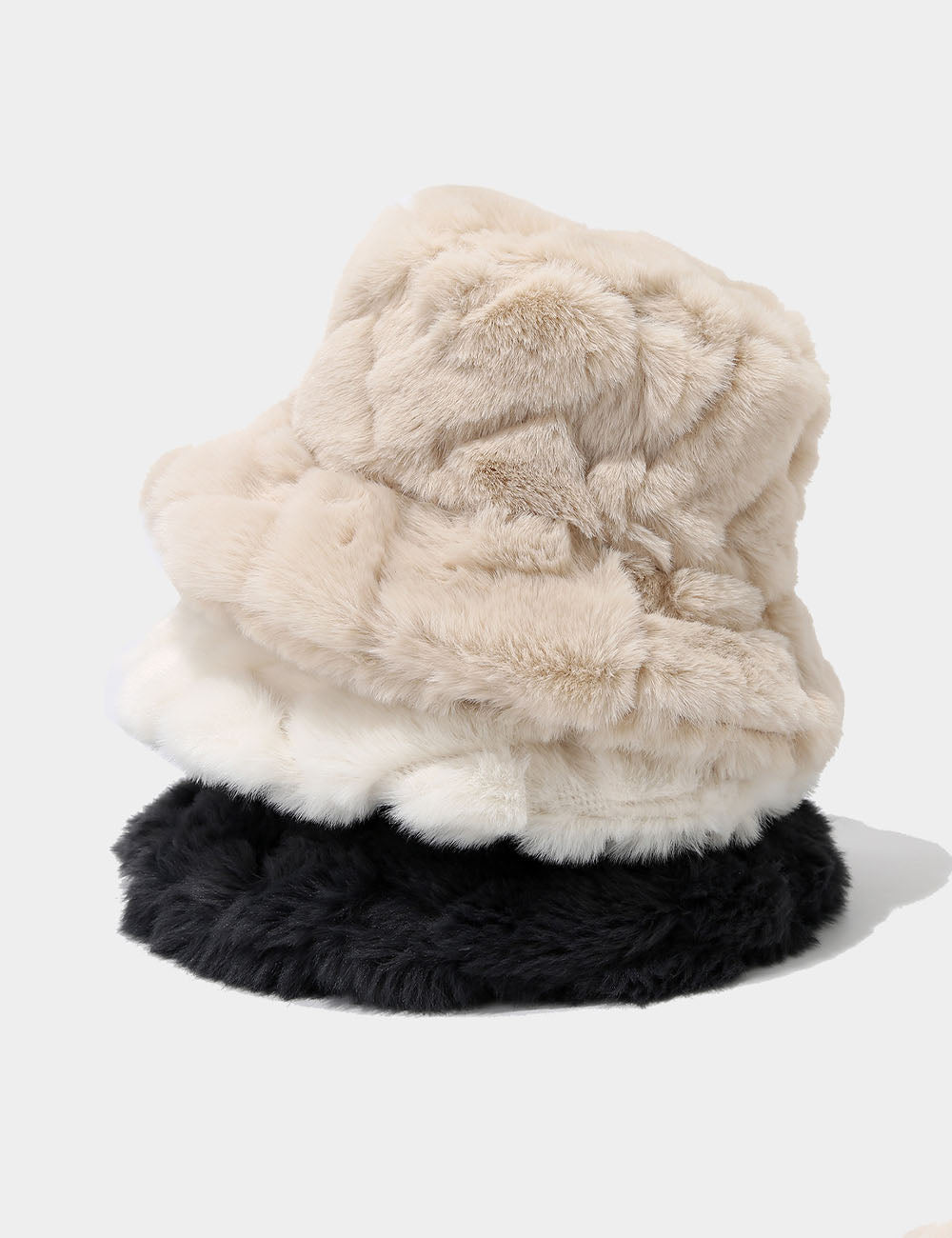 Faux Fur Bucket Hat - DippedShop Wholesale - #1939