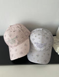Embroidered Floral Baseball Cap - DippedShop Wholesale - #3539