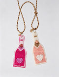 Creative Color Block Beads Bottle Pendant Bag Charm 6W10BBC783
