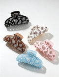 Boho Style Paisley Print Acrylic Hair Clip 6W6HCP1630