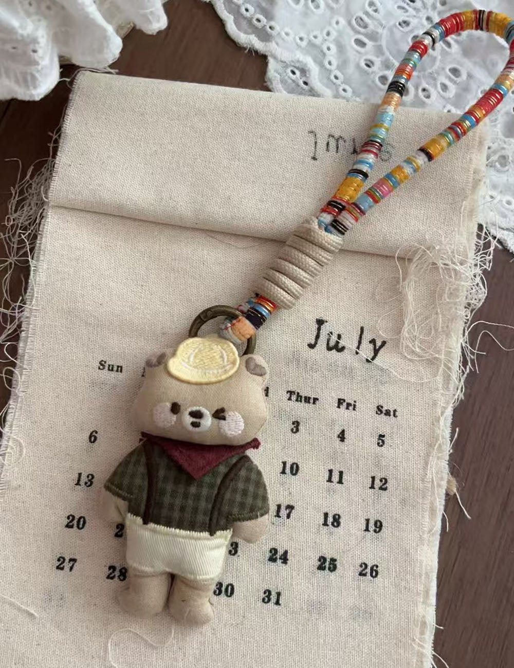 Cute Rabbit Doll Keychain Bag Charm 6W10BBC618