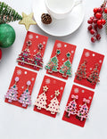 Chunky Sparkly Rhinestone Christmas Dangle Earrings 6W6JER680
