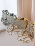 Glitter Rhinestone Acrylic Mini Apple Crossbody Bag 6W10BBG1736