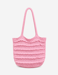 Cute Layered Ruffle Knitted Beach Tote Bag 6W10BBG1786
