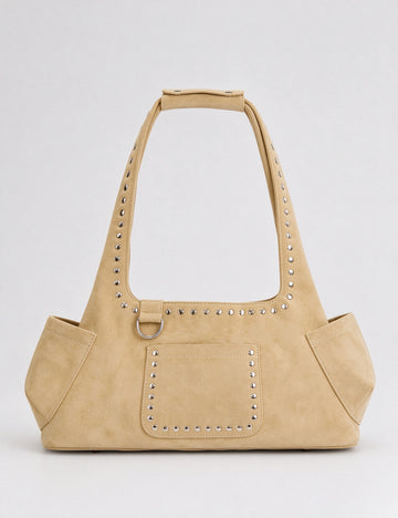 Punk Studded Shoulder Bag - DippedShop Wholesale - #4003