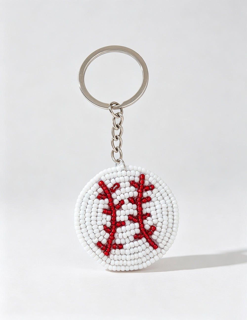 Handmade Beaded Baseball Bag Charm - DippedShop Wholesale - #5043