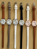 Flower Dial Analog Watch - DippedShop Wholesale - #7443