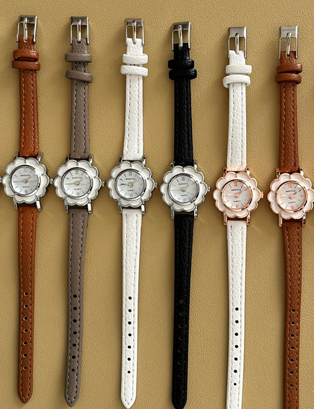 Flower Dial Analog Watch - DippedShop Wholesale - #7443
