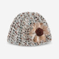 Sweet 3D Floral Hollow Knit Beanie Hat 6W6HAT650
