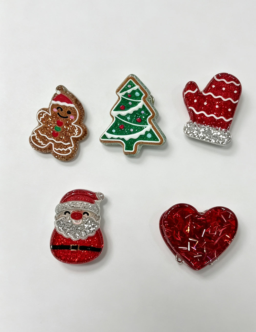 Fresh Christmas Tree Pattern Hair Claws 6W6HCP1696