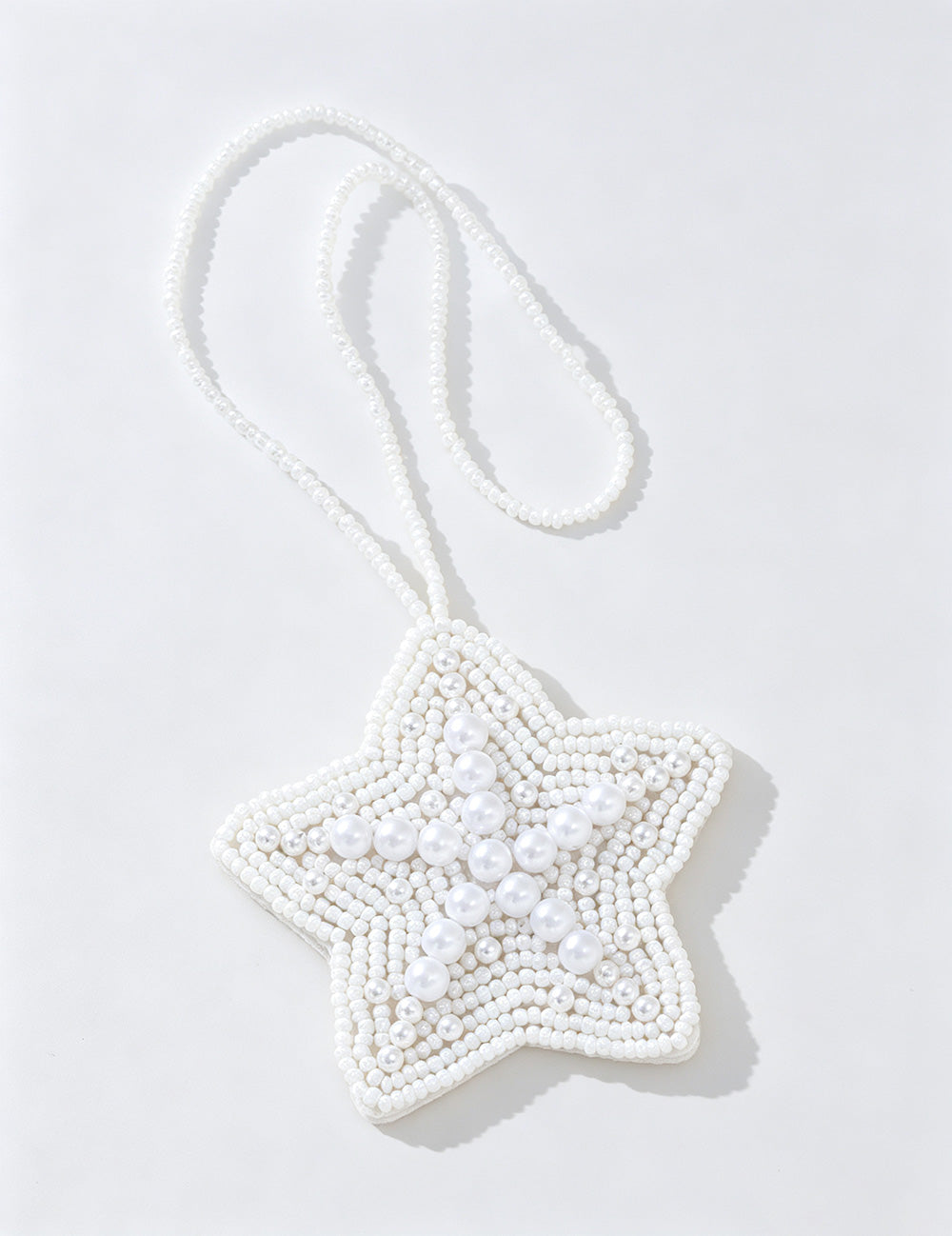 Chic Handmade Beads Star Pendant Keychain Bag Charm 6W10BBC777