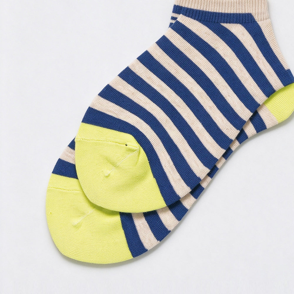 Chunky Striped Crew Socks - DippedShop Wholesale - #8755