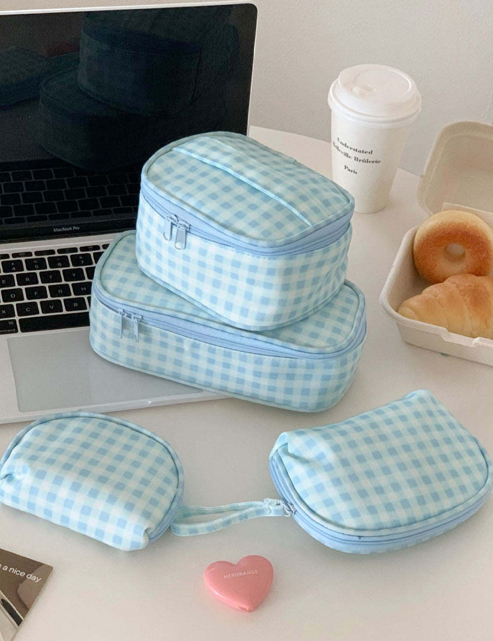 Polka Dot Cosmetic Bag - DippedShop Wholesale - #2851