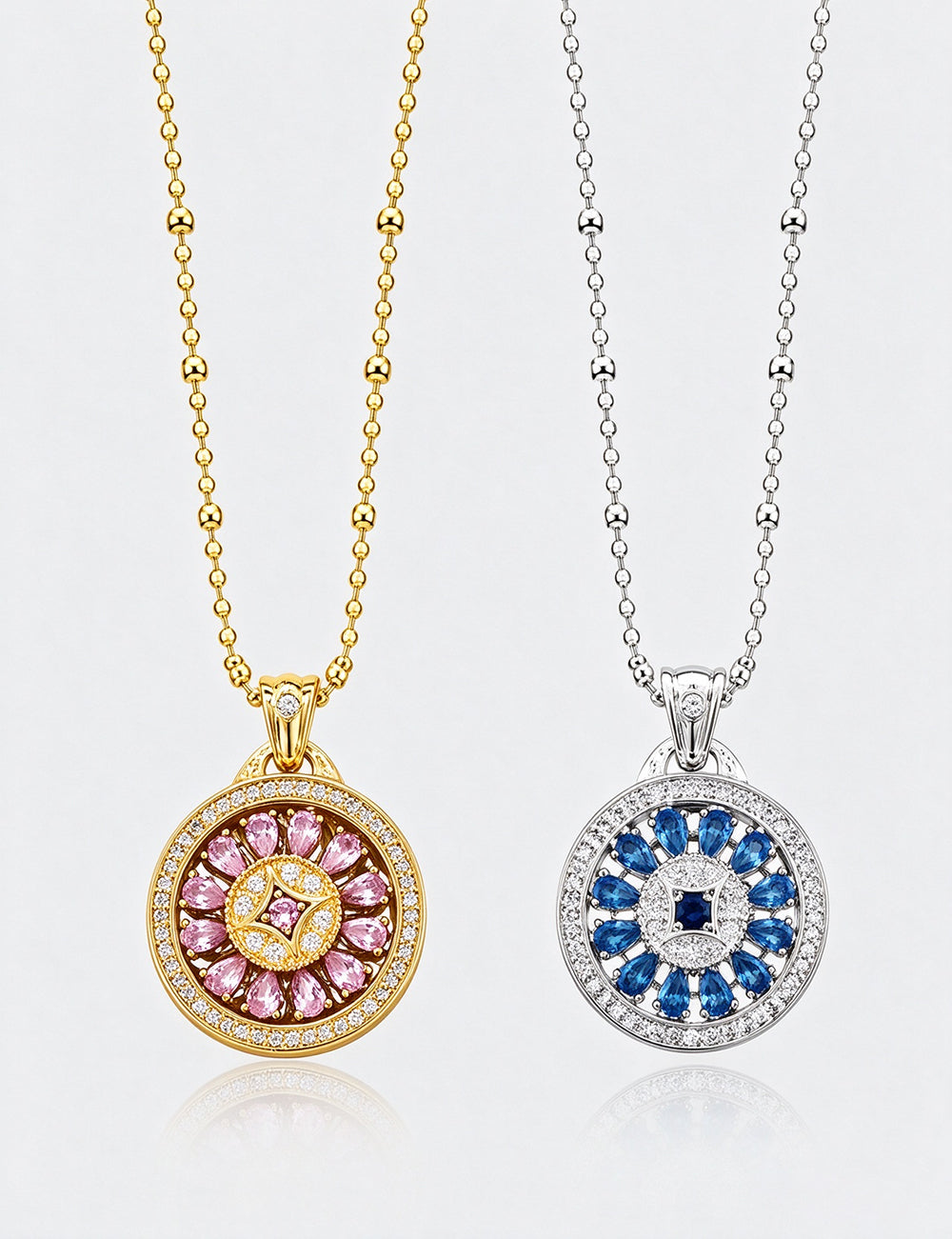 Compass Pendant Necklace - DippedShop Wholesale - #4403