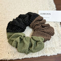 Ruffled Polka Dot Scrunchies - DippedShop Wholesale - #7715