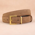 Simple Solid Color Faux Suede Wide Belt 6W6JBT220