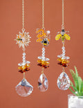 Floral Bee Pendant Suncatchers - DippedShop Wholesale - #1907