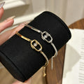 Elegant Gold Plated Lace Watch Band Bracelets 6W6JBR488