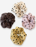 Trendy Polka Dots Print Organza Scrunchies 6W6HSR347