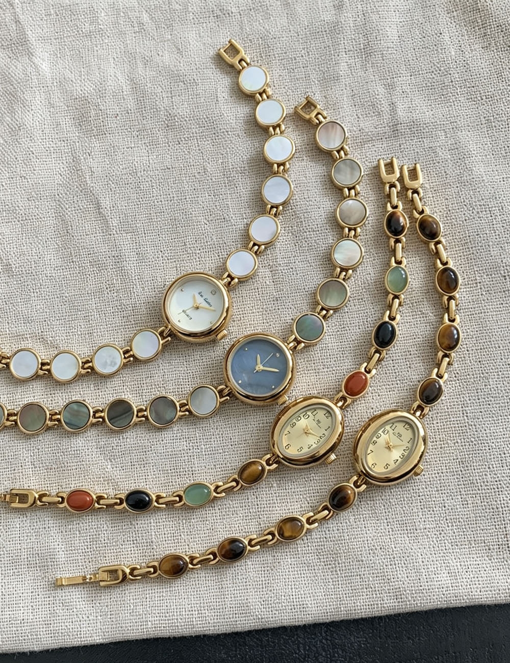 Mother-of-Pearl Quartz Watch - DippedShop Wholesale - #8083