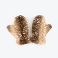 Cute Elk Spotted Plush Warm Mitten Gloves 6W6GLO75