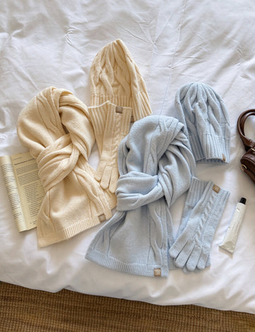Cable Knit Soft Warm Scarf - DippedShop Wholesale - #3715