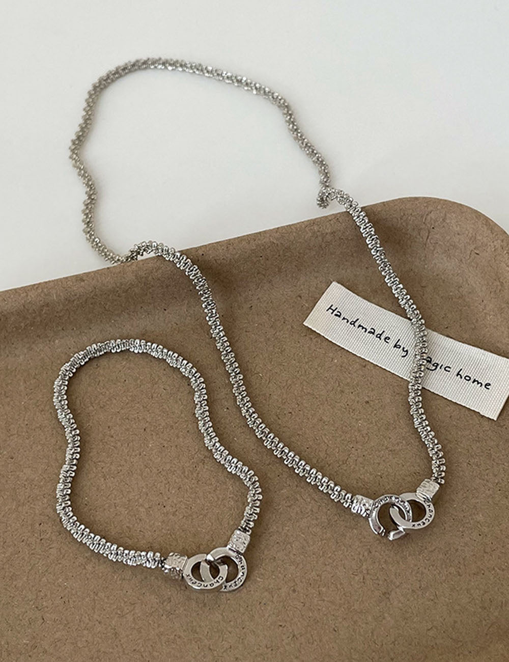 Interlocking Circle Pendant Necklace - DippedShop Wholesale - #0035