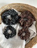 Vintage Floral Ruffled Scrunchies - DippedShop Wholesale - #4755