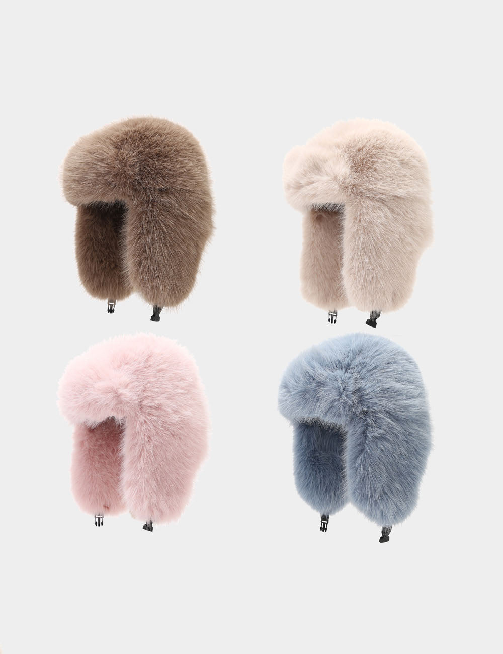 Faux Fur Trapper Hat - DippedShop Wholesale - #7299