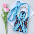 Boho Floral Print Knit Crossbody - DippedShop Wholesale - #2195
